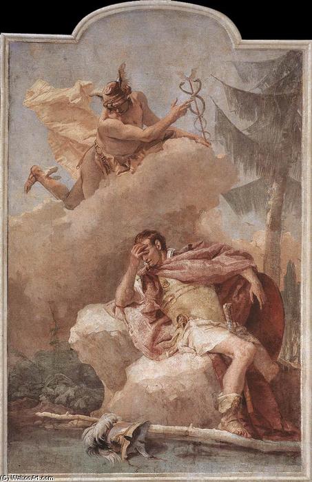 Mercury Appearing To Aeneas — Giambattista Tiepolo
