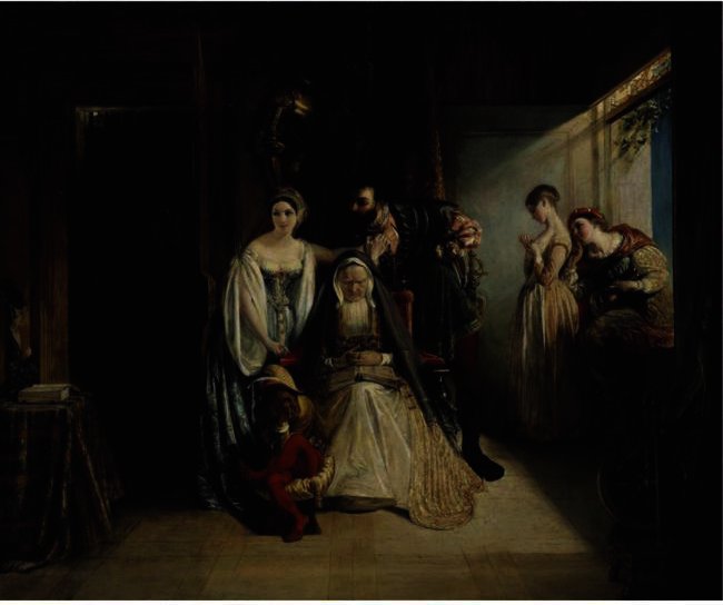 Francis I And Diane Of Poitiers — Daniel Maclise