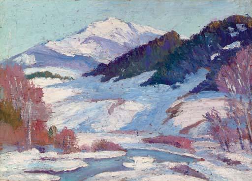 Colorado Landscape, Winter — Ernest Lawson