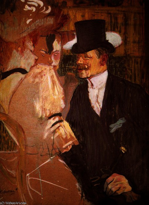 The Englishman At The 'mouling Rouge' — Henri De Toulouse-lautrec