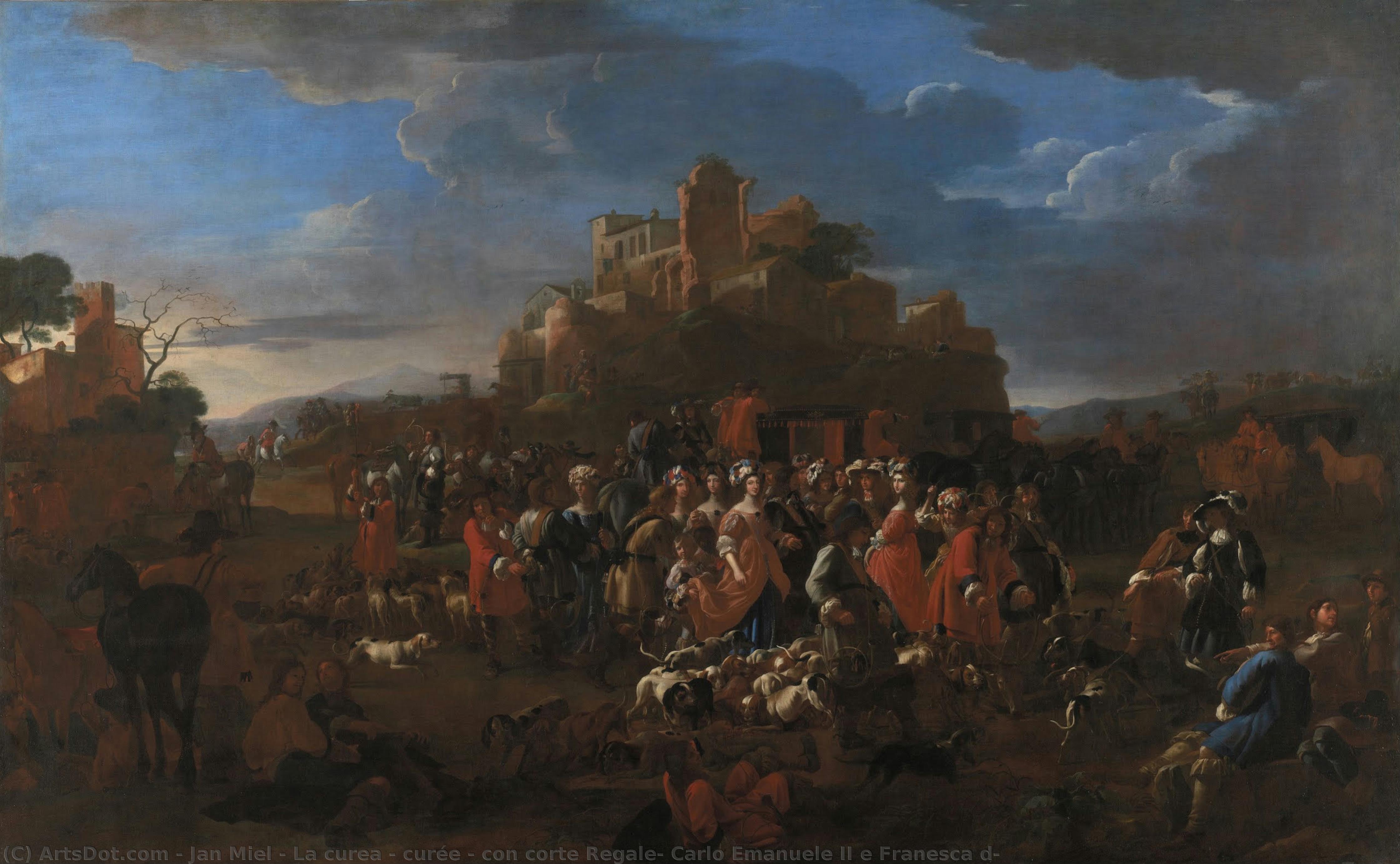 La Curea - Curée - Con Corte Regale, Carlo Emanuele Ii E Franesca D — Jan Miel