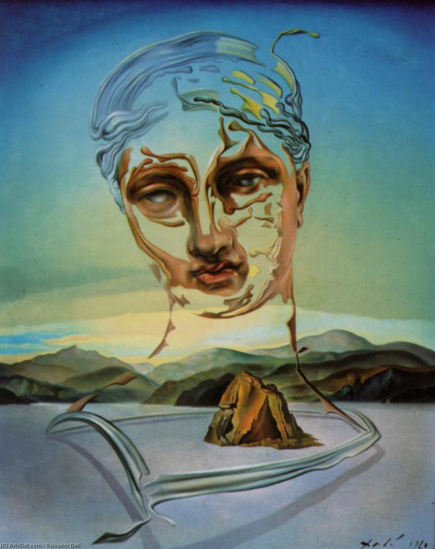 Nacimiento De Una Divinidad — Salvador Dalí