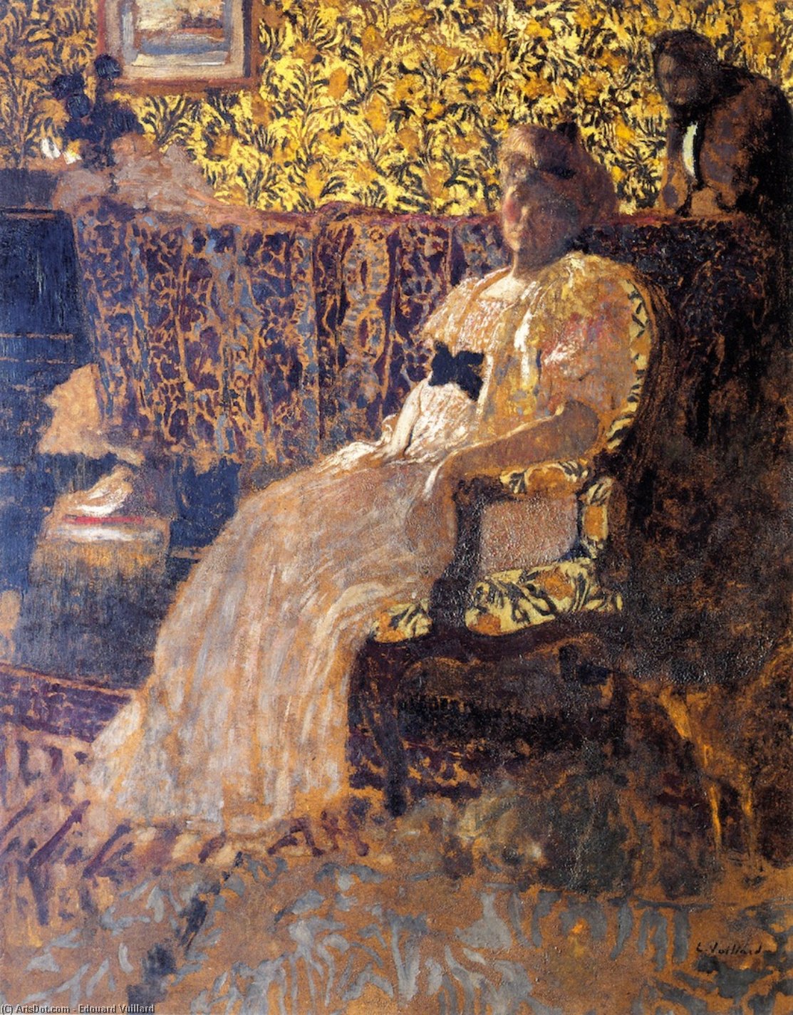 Woman Seated In A Chair — Jean-édouard Vuillard