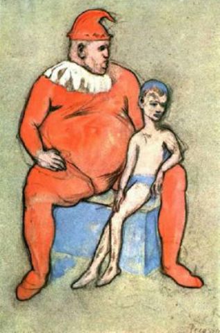 Skizze Für Die Saltimbanquen — Pablo Picasso