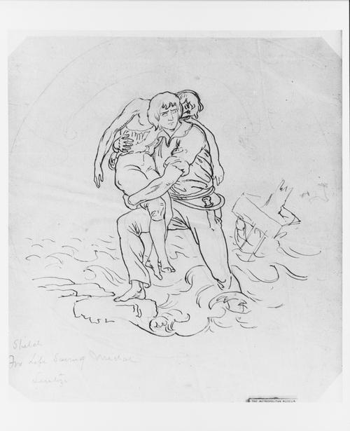 Entwurf Für Eine Rettungsmedaille — Emanuel Gottlieb Leutze
