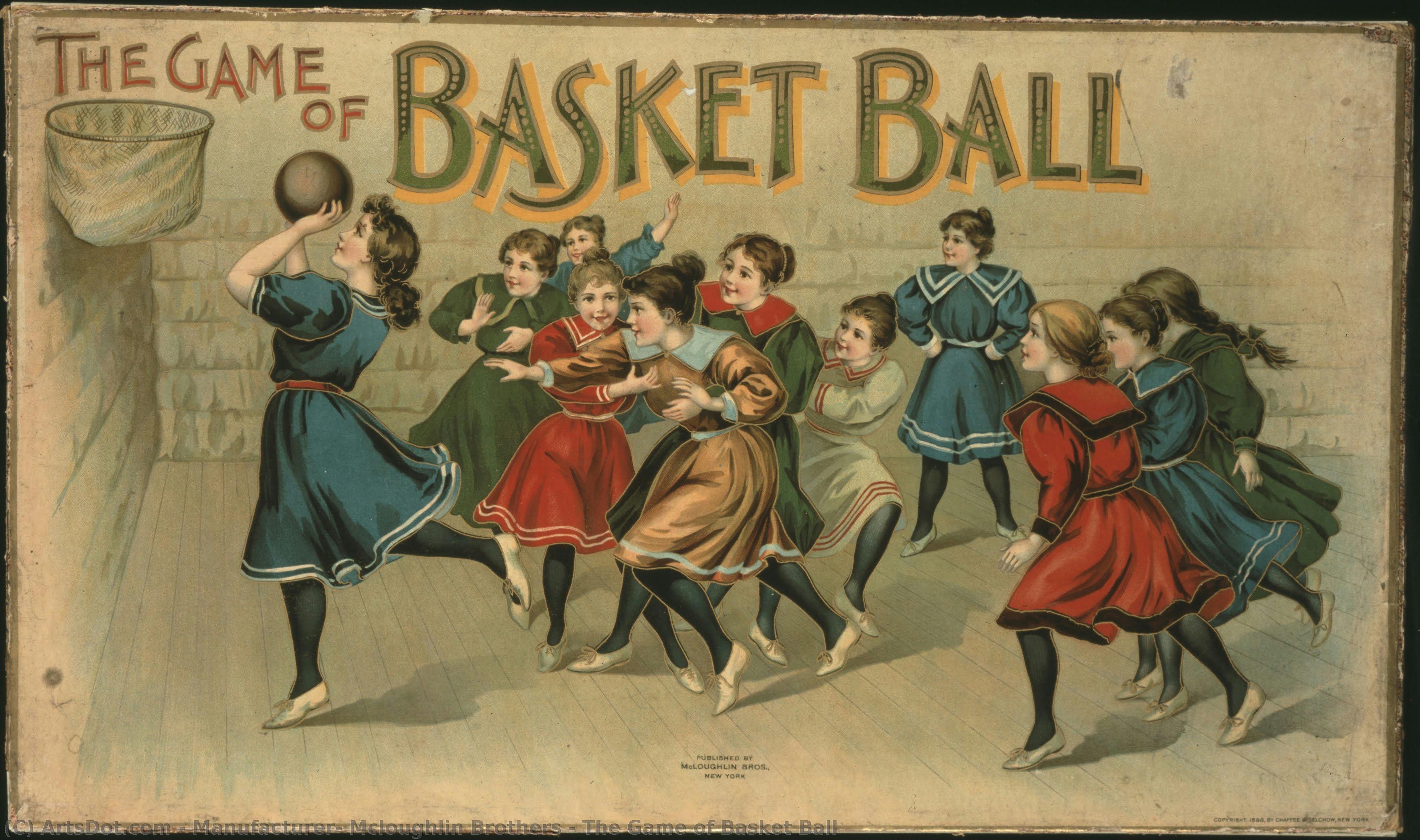 The Game Of Basket Ball — Manufacturer: Mcloughlin Brothers