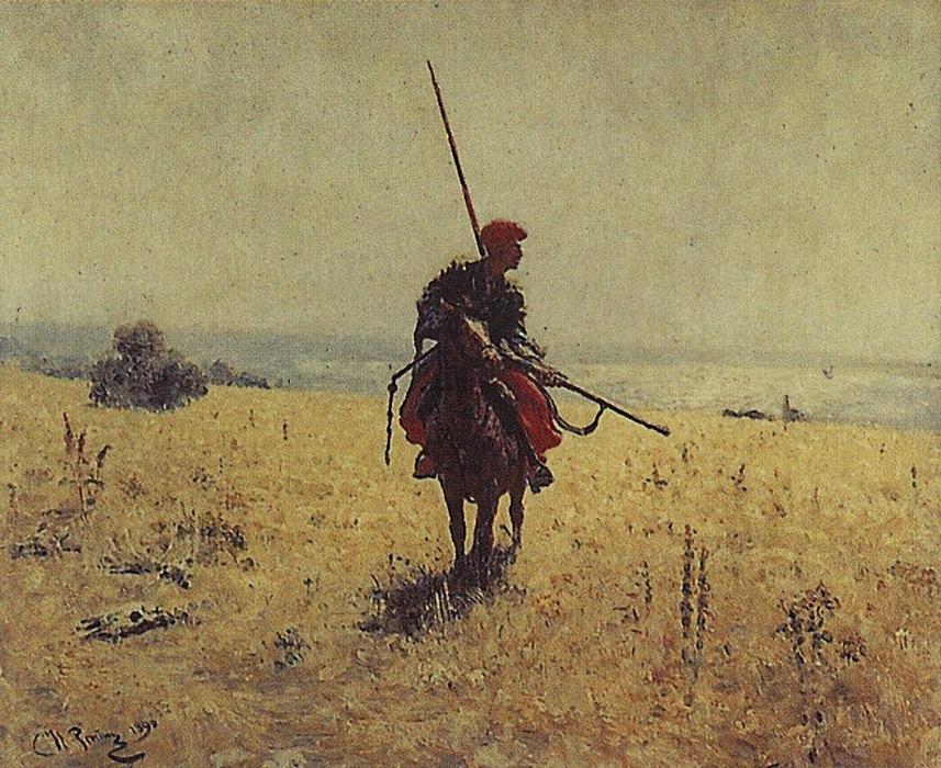 Cossack In The Steppe — Ilya Yefimovich Repin