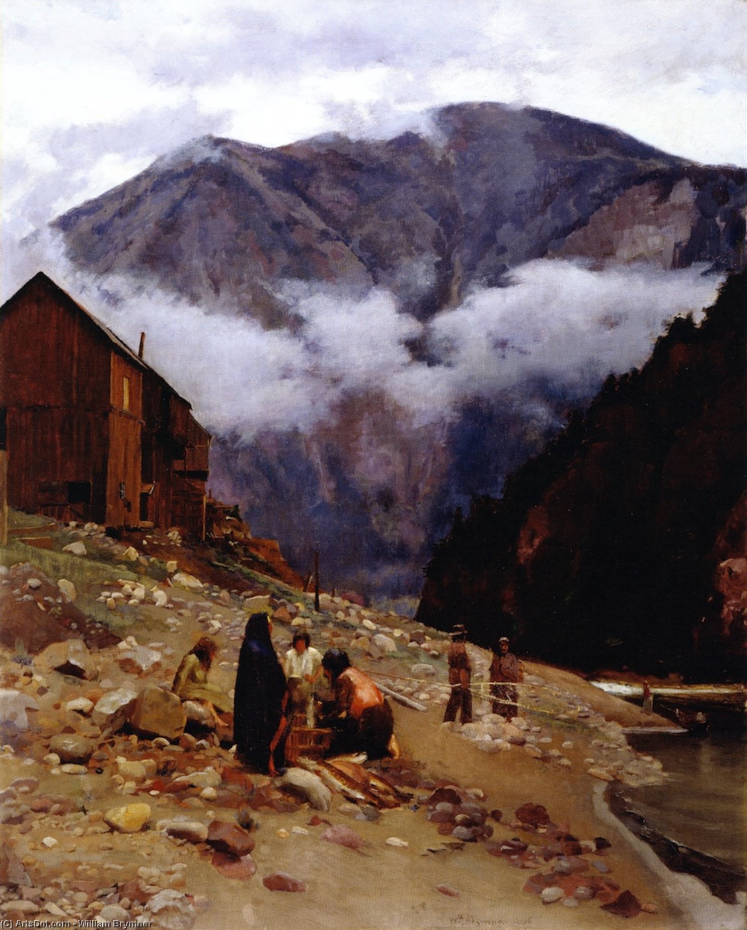 Yale In The Morning, B.c. (also Known As Fraser Canyon) — William Brymner