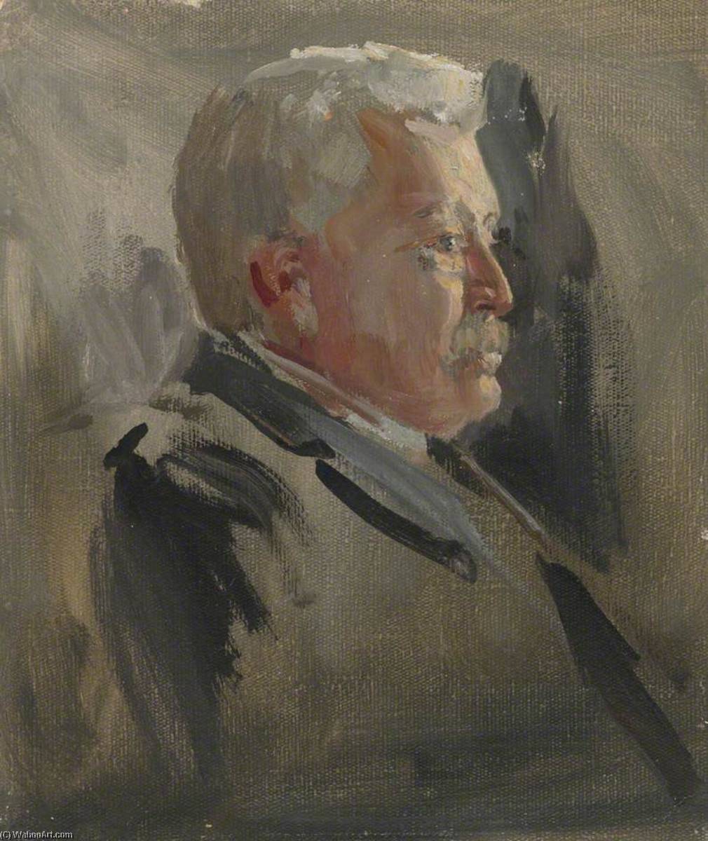 Vittorio Emanuele Orlando (1860–1952), Prime Minister Of Italy (preparatory Study For 'the Supreme War Council In Session At Versailles On 3rd July 1918' And 'armistice Meeting 3rd And 4th November 1918') — Herbert Arnould Olivier