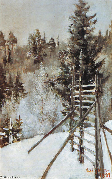 A Winter Landscape — Akseli Gallen-kallela