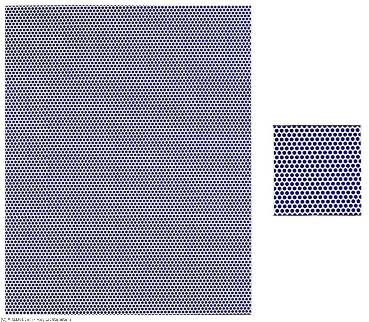Painting With Detail (blue) — Roy Lichtenstein