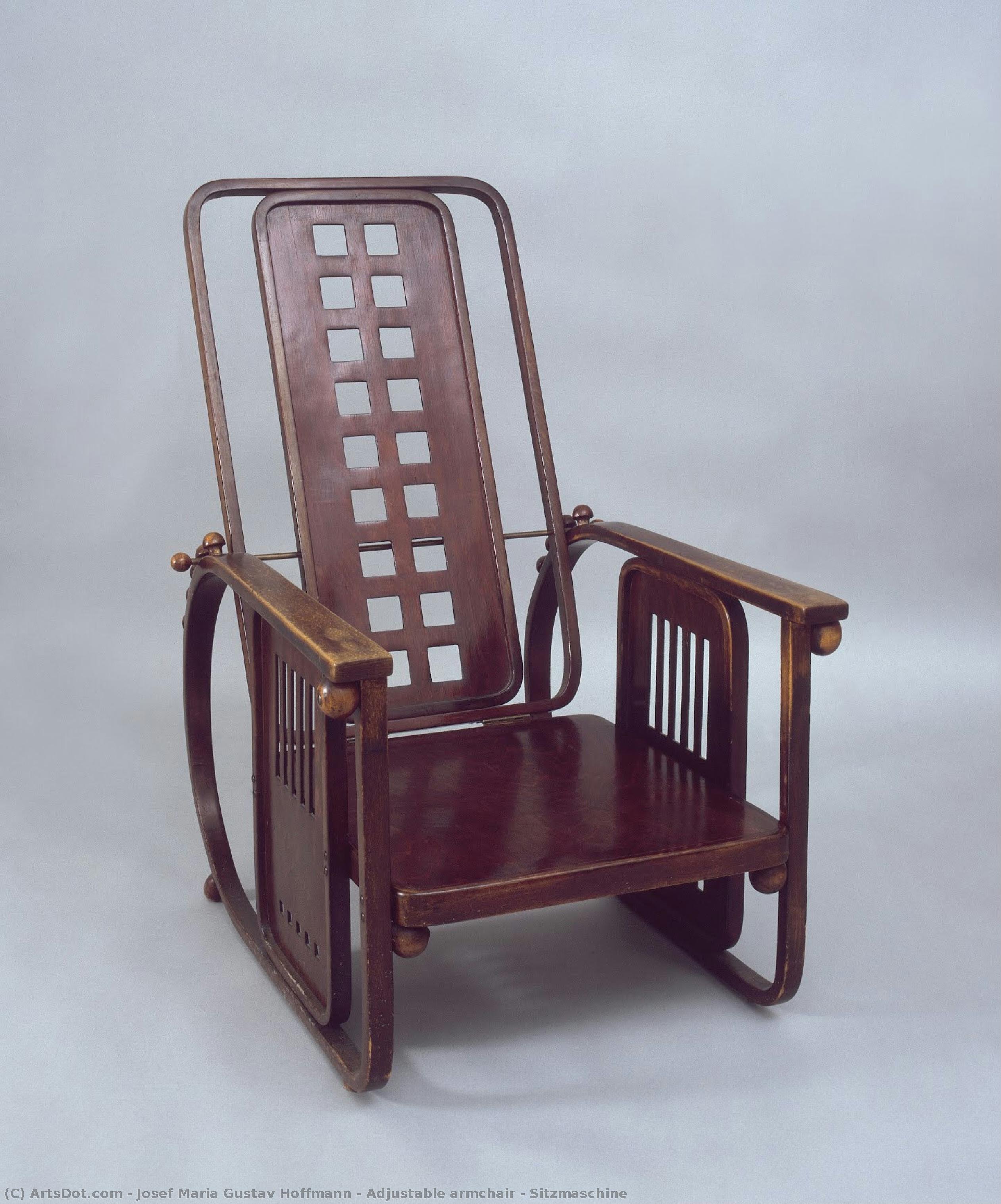 Adjustable Armchair - Sitzmaschine — Josef Maria Gustav Hoffmann