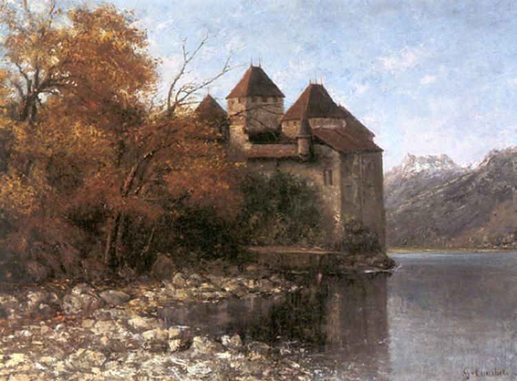 Chateau De Chillon — Курбе