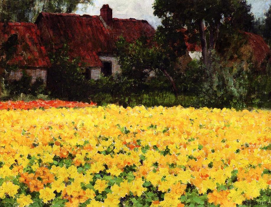 Yellow Nasturtiums — Джордж Гитчкок