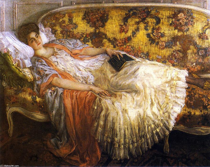 Rest (also Known As Femme Au Sofa) — Frederick Carl Frieseke