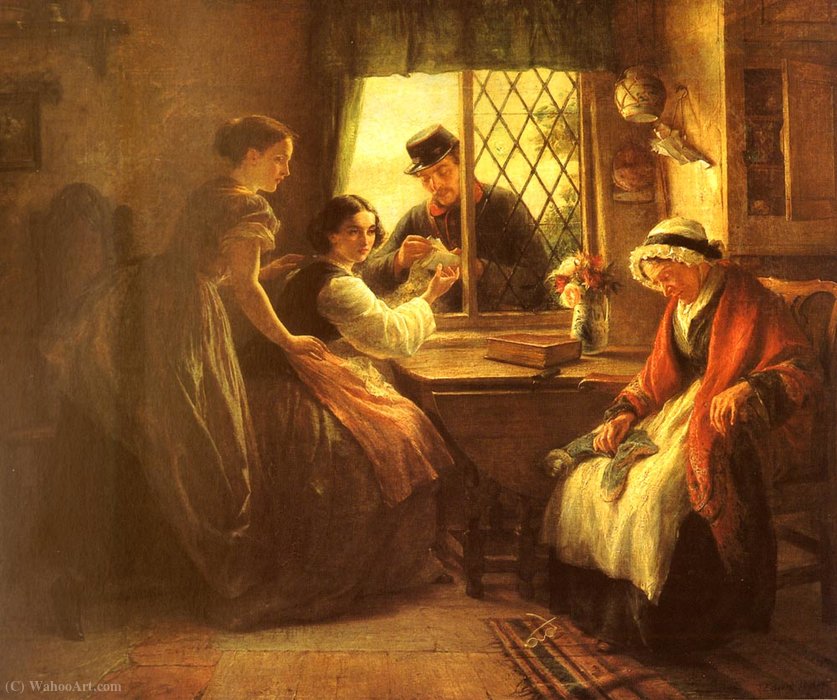 The Secret Letter — Edward Robert Hughes