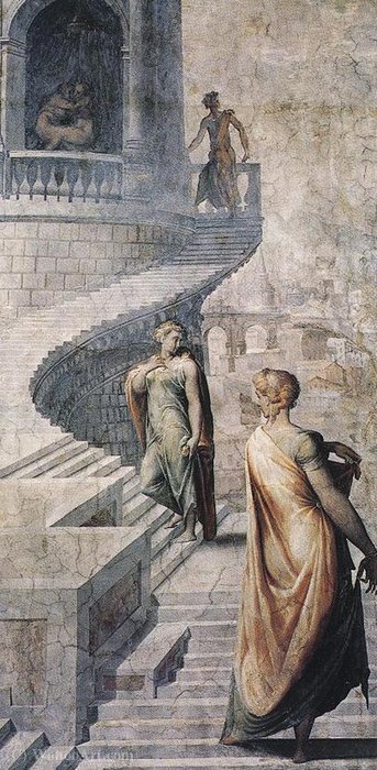 Cecchino Del Bathsheba Goes To King David — Francesco De Rossi (francesco Salviati) (cecchino)
