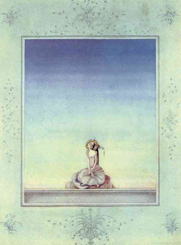 The Flying Trunk. She Is Waiting Still — Kay Rasmus Nielsen
