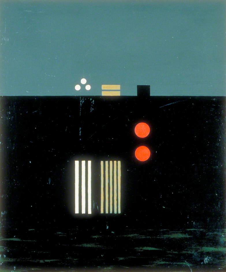 Nightpiece, Putney Bridge — Kenneth Rowntree