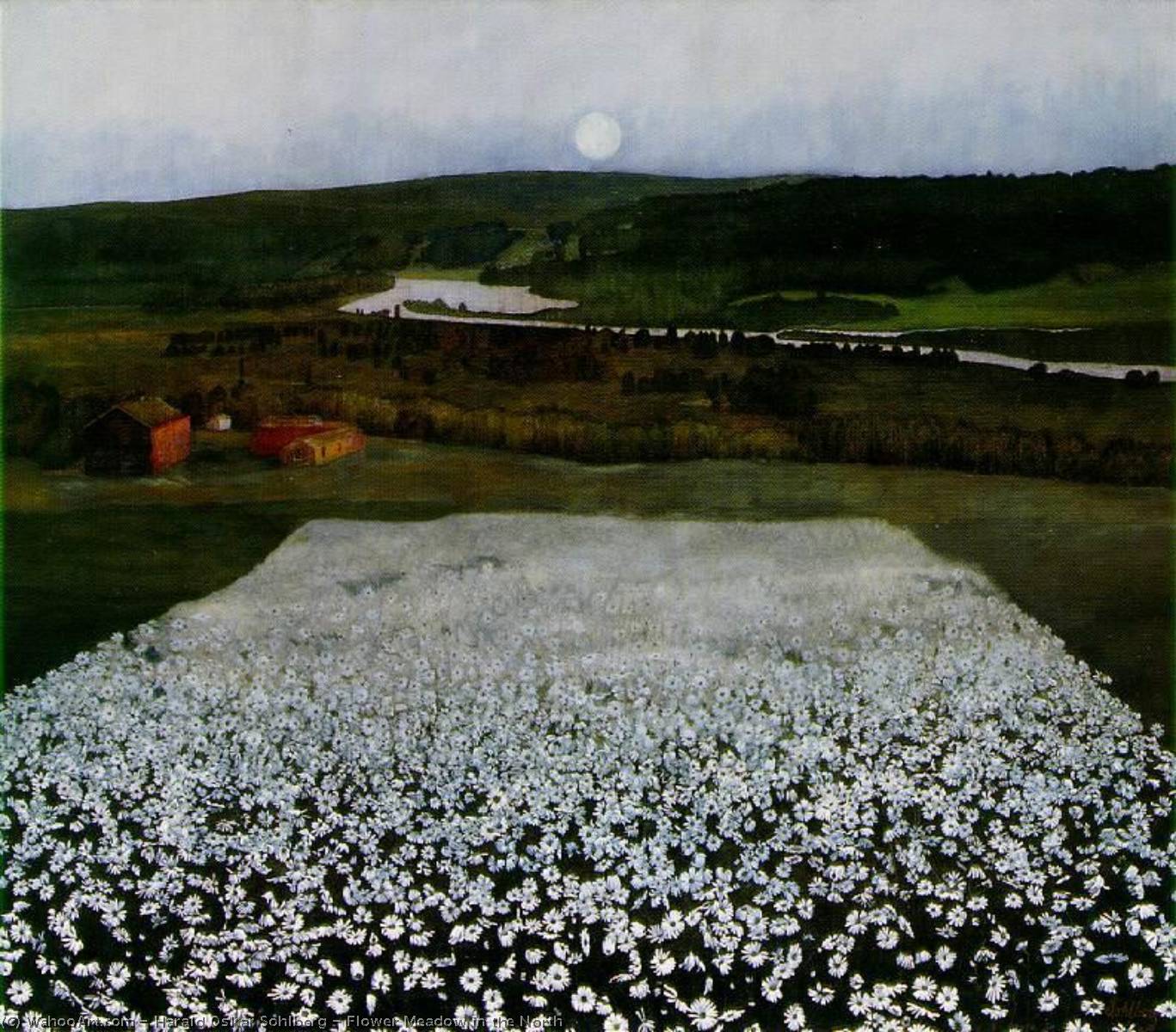 Flower Meadow In The North — Harald Oskar Sohlberg