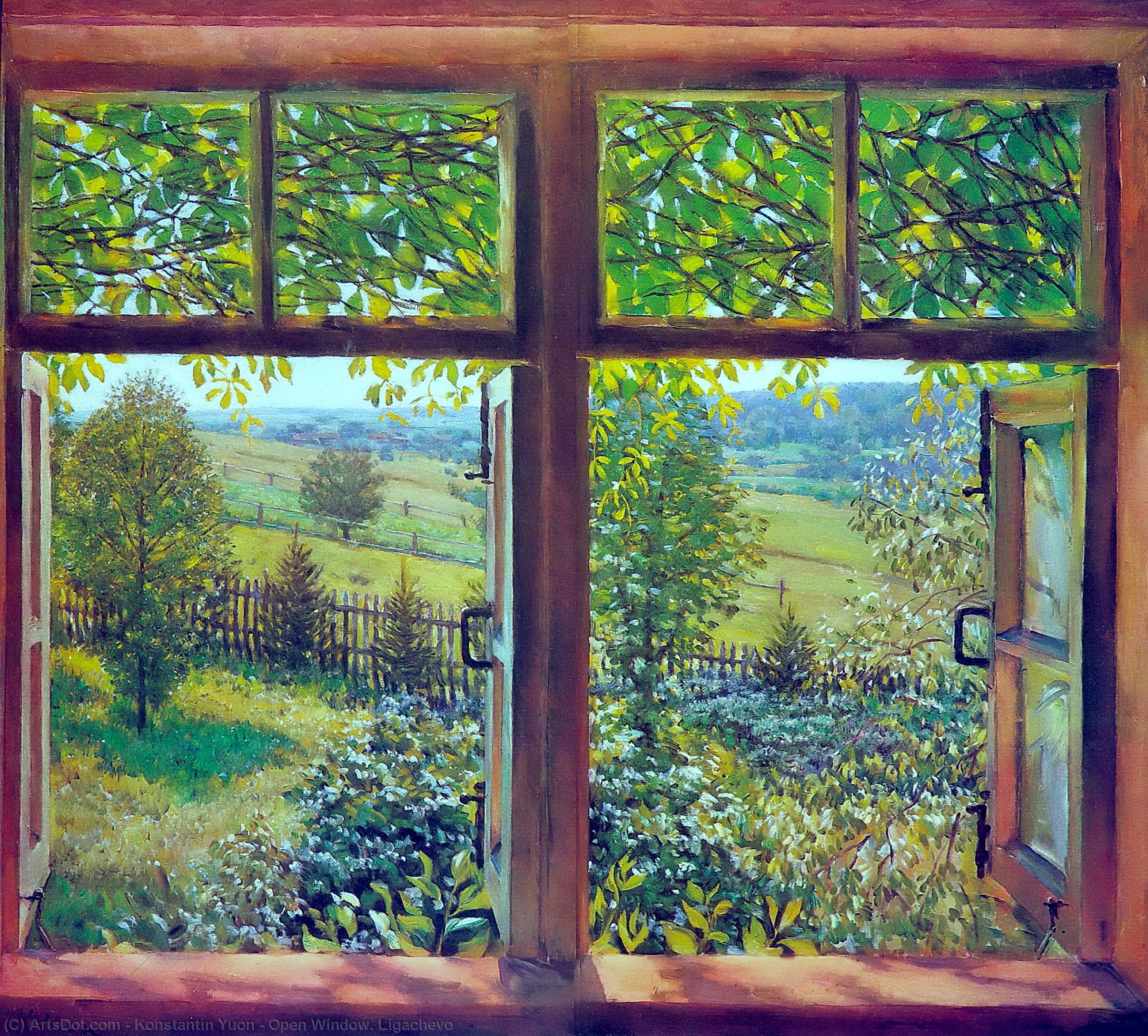 Open Window. Ligachevo — Konstantin Yuon