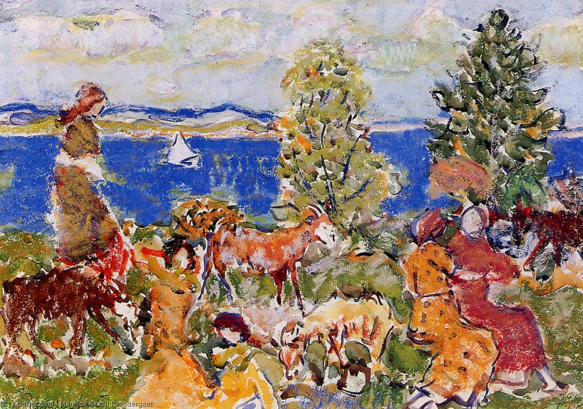 Summer Afternoon — Maurice Brazil Prendergast
