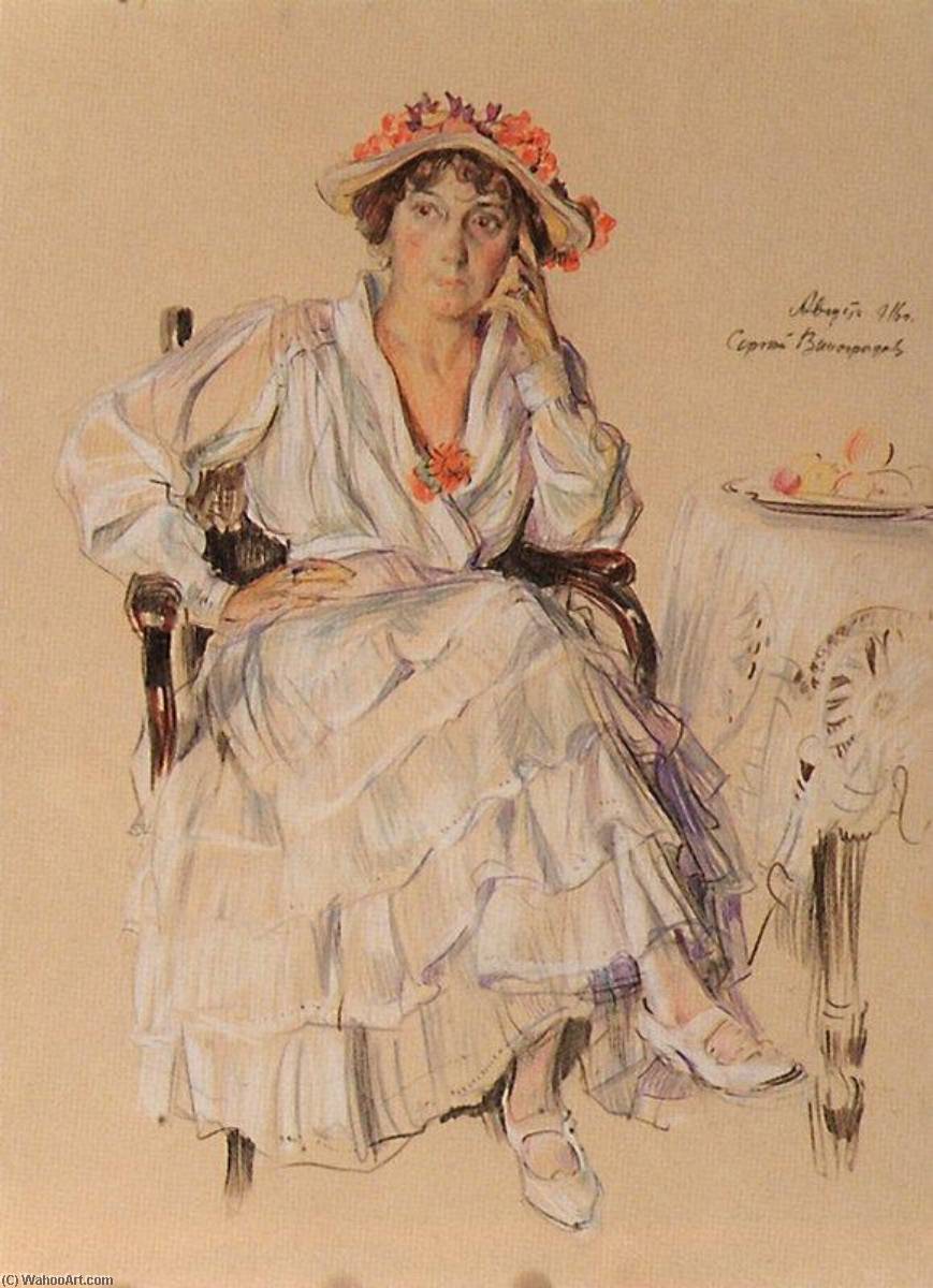 Lady In An Armchair — Sergey Arsenievich Vinogradov