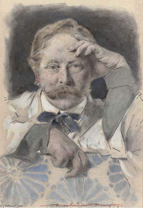 Self Portrait Of The Artist — Mortimer Luddington Menpes
