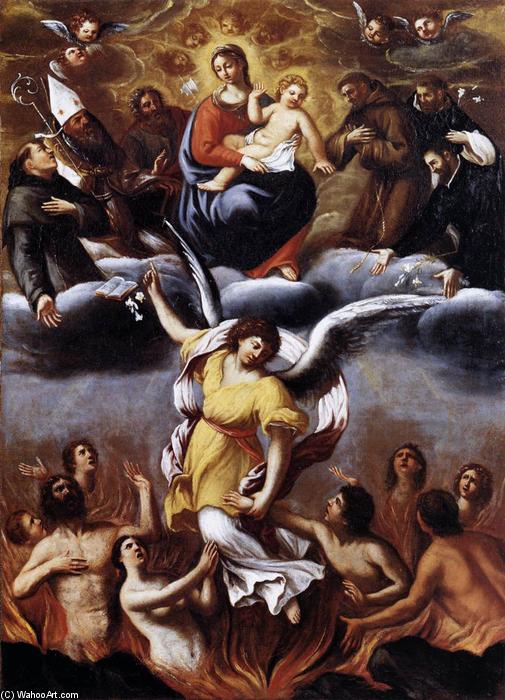 An Angel Frees The Souls Of Purgatory — Ludovico Carracci