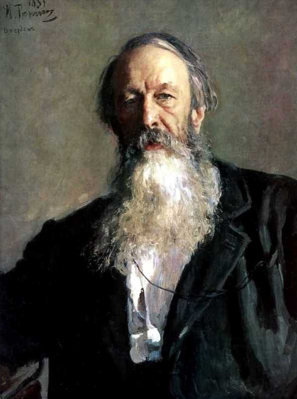 Portrait Of The Art Critic Vladimir Stasov. — Ilya Yefimovich Repin