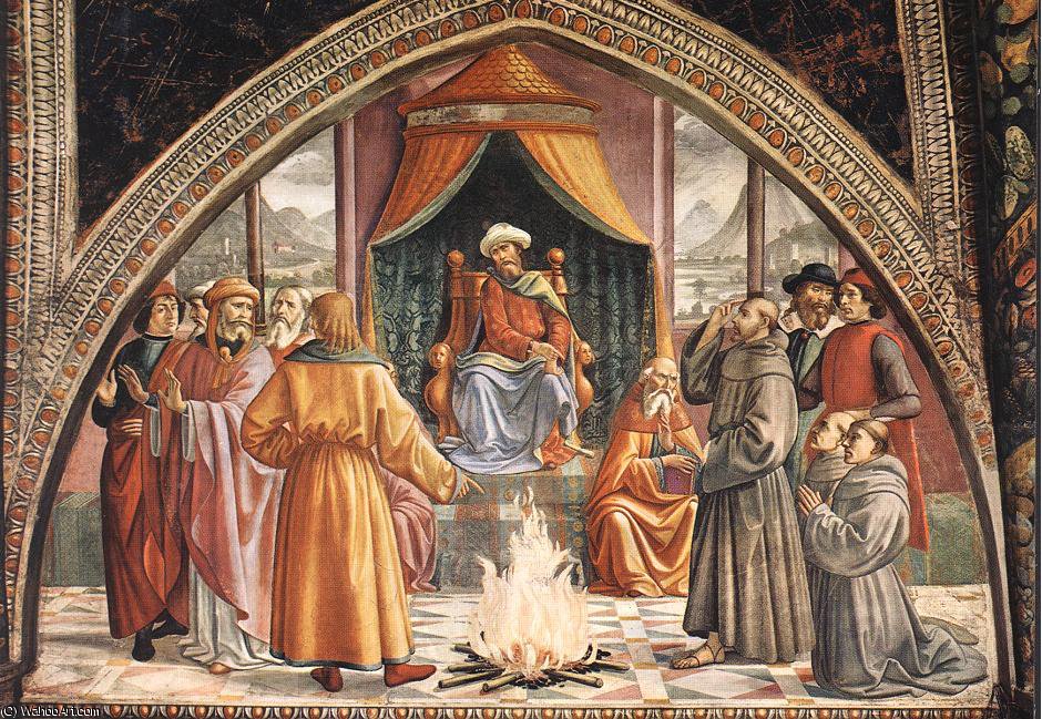 Trial By Fire, Cappella Sassetti, S.trinita, Fir — Domenico Ghirlandaio