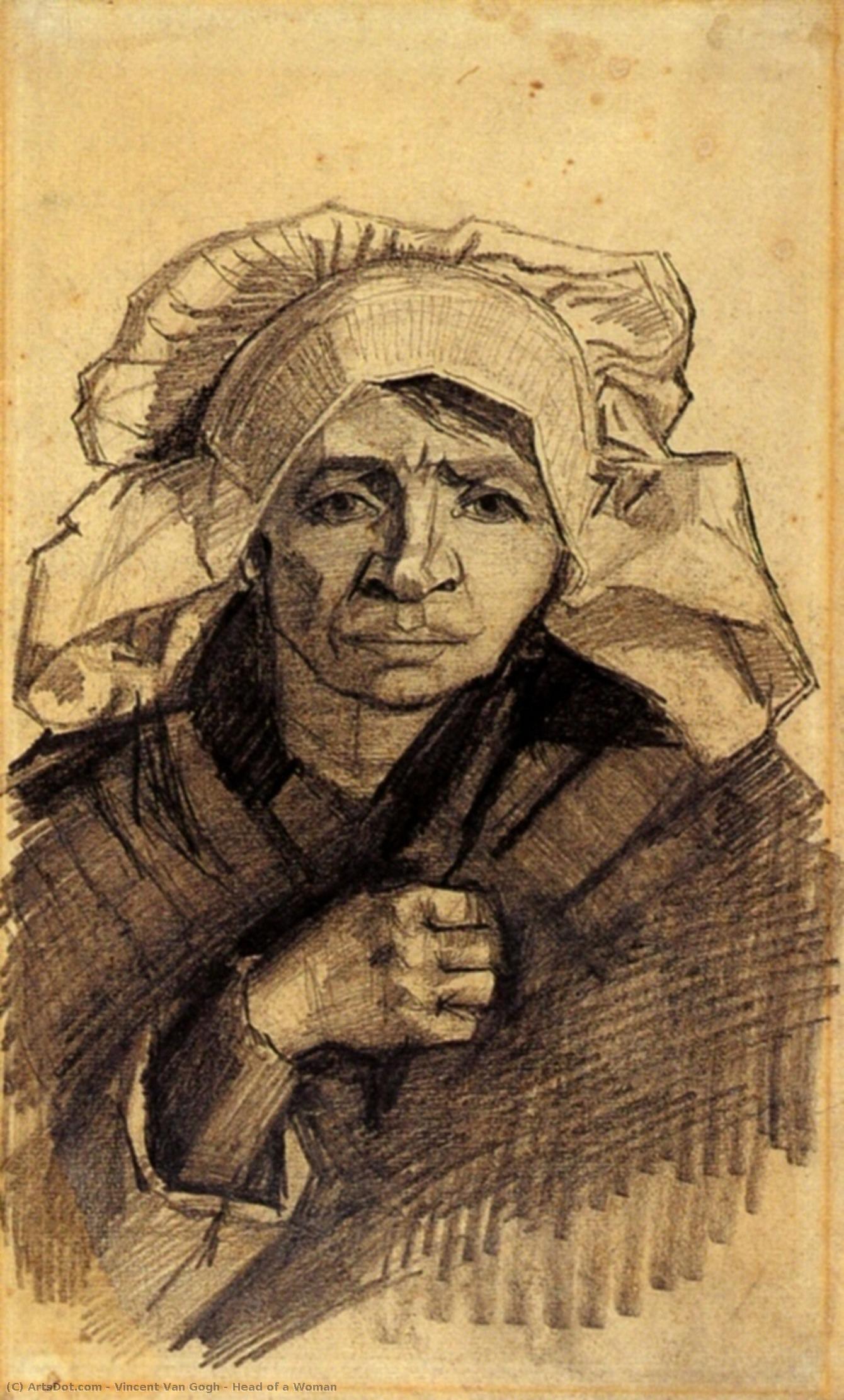 Head Of A Woman — Vincent Willem Van Gogh