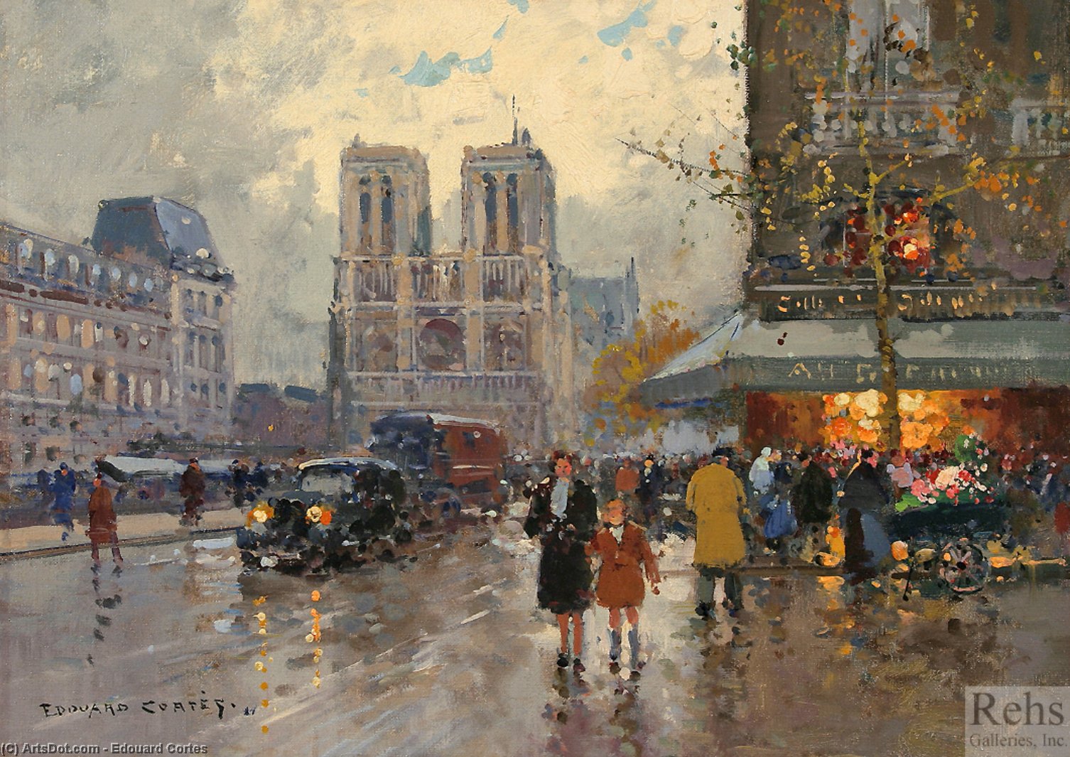 Place Saint Michel, Notre Dame — Edouard Cortès