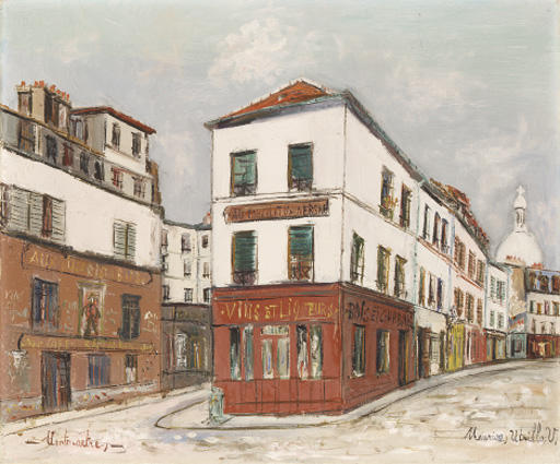 The Consulate Of Auvergne In Montmartre — Maurice Utrillo