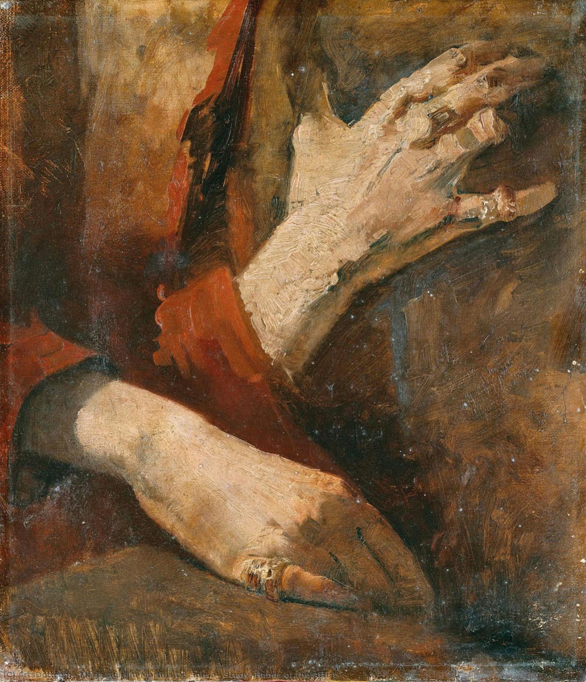 Study (hands Of The Artist) — Maria Aurélia Martins De Sousa