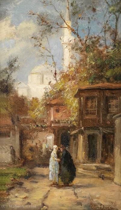 Oriental Street Scene — Pierre Tetar Van Elven