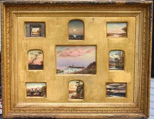 (connecticut And Long Island Sound Scenes), (painting) — Isabel Vaill Waldo