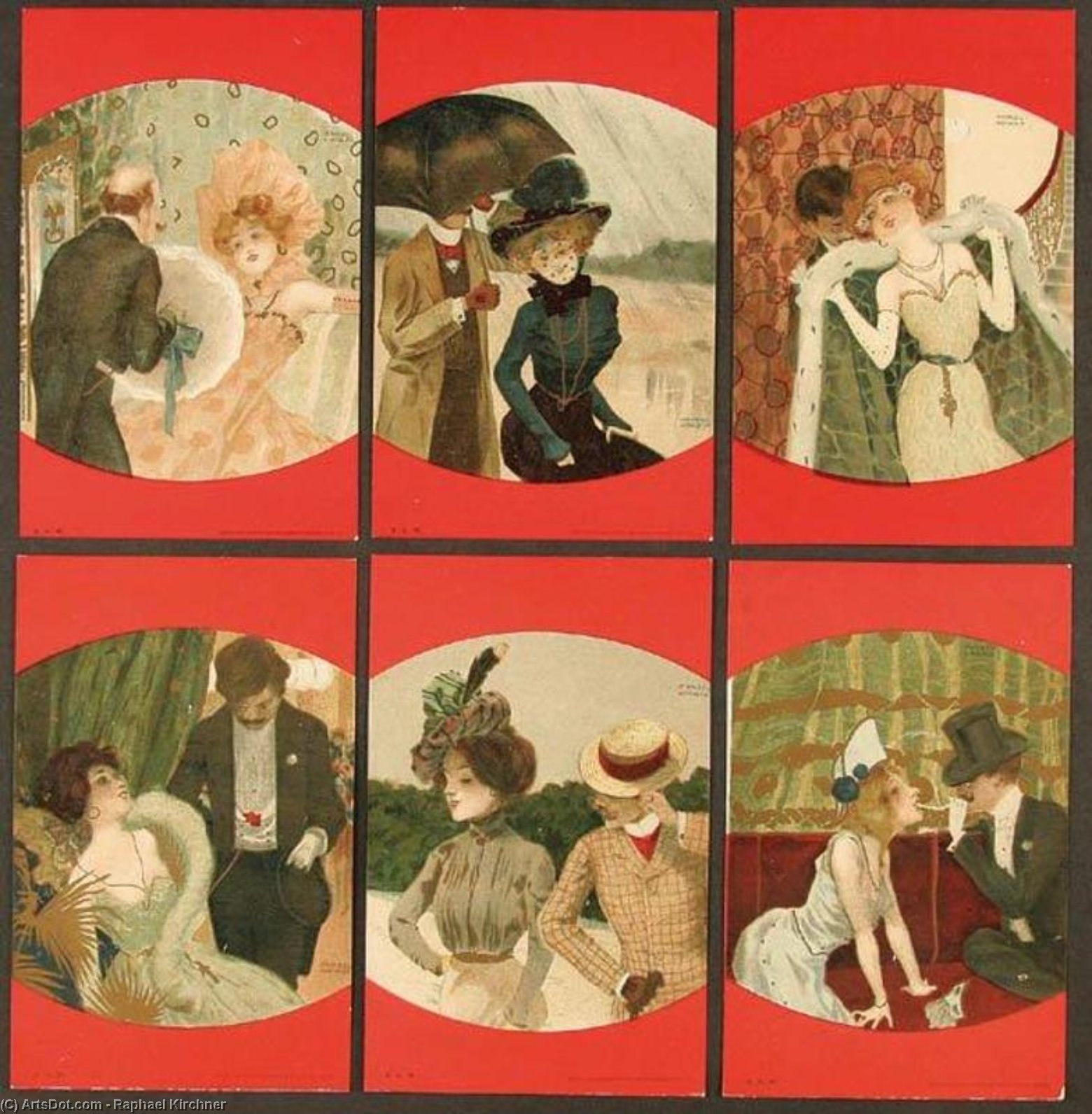 Couples Between Red Borders — ラファエル・キルヒナー