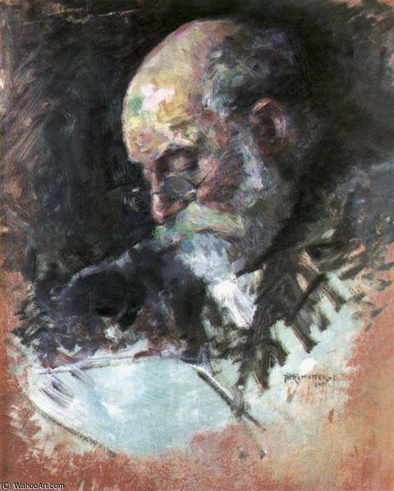 Portrait Of The Artist's Grandfather — Izsak Perlmutter