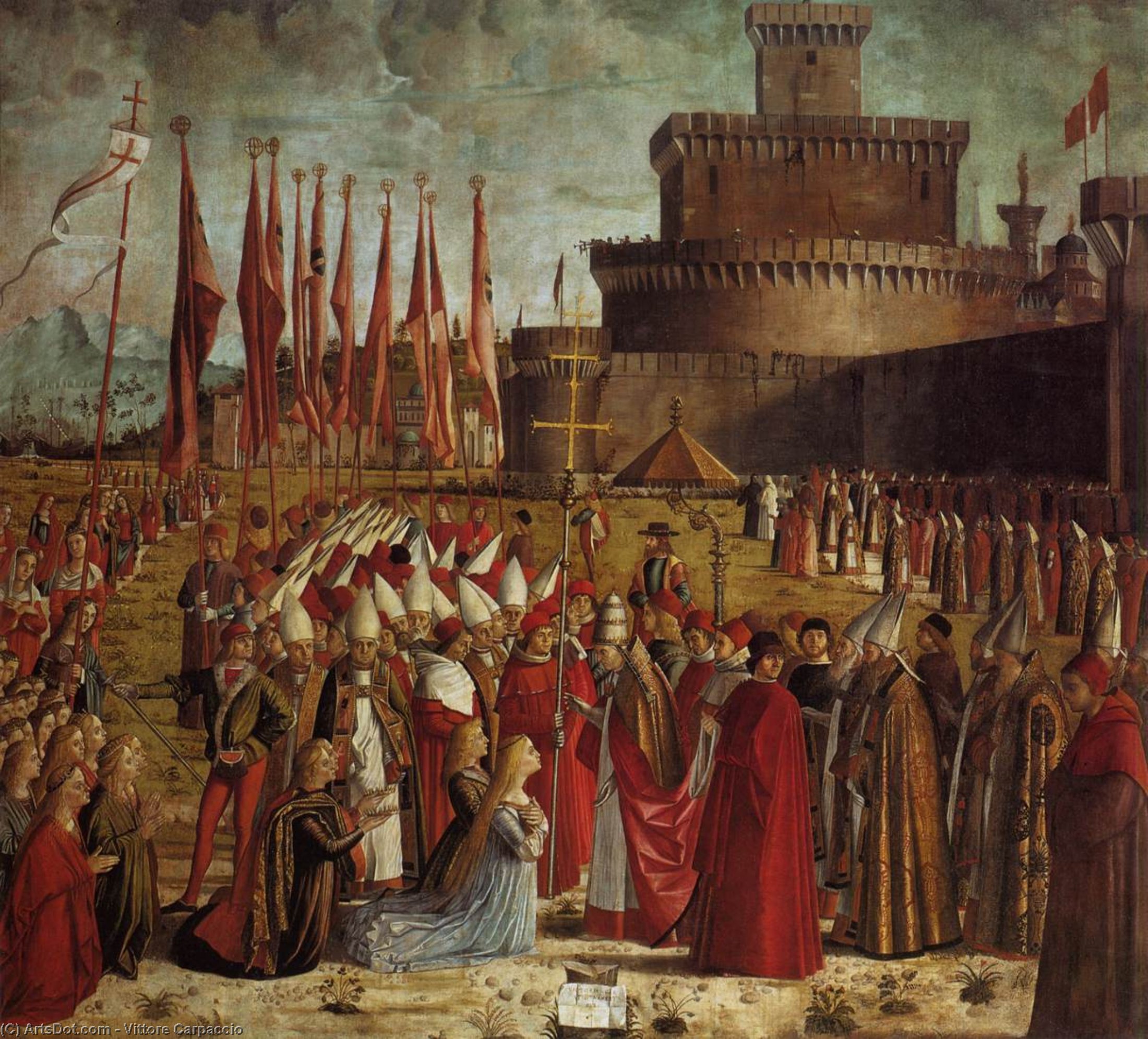 The Pilgrims Meet The Pope — Vittore Carpaccio
