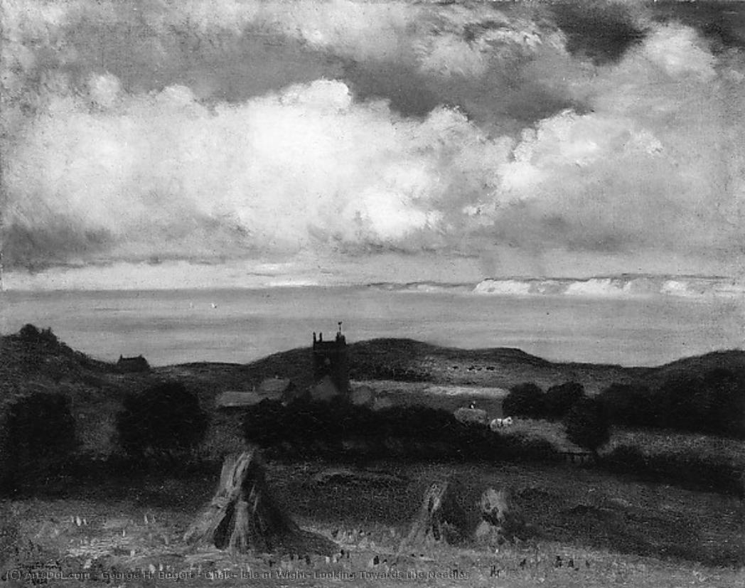 Chale, Isle Of Wight, Looking Towards The Needles — George H. Bogert