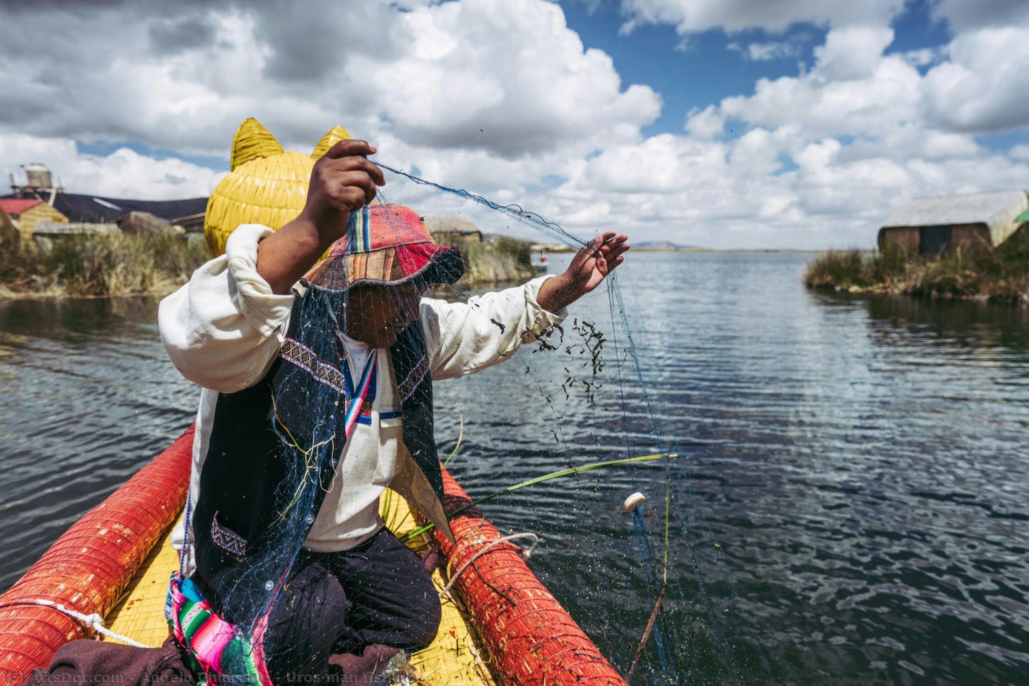 Uros Man Fishing — Анджело Кьяккио