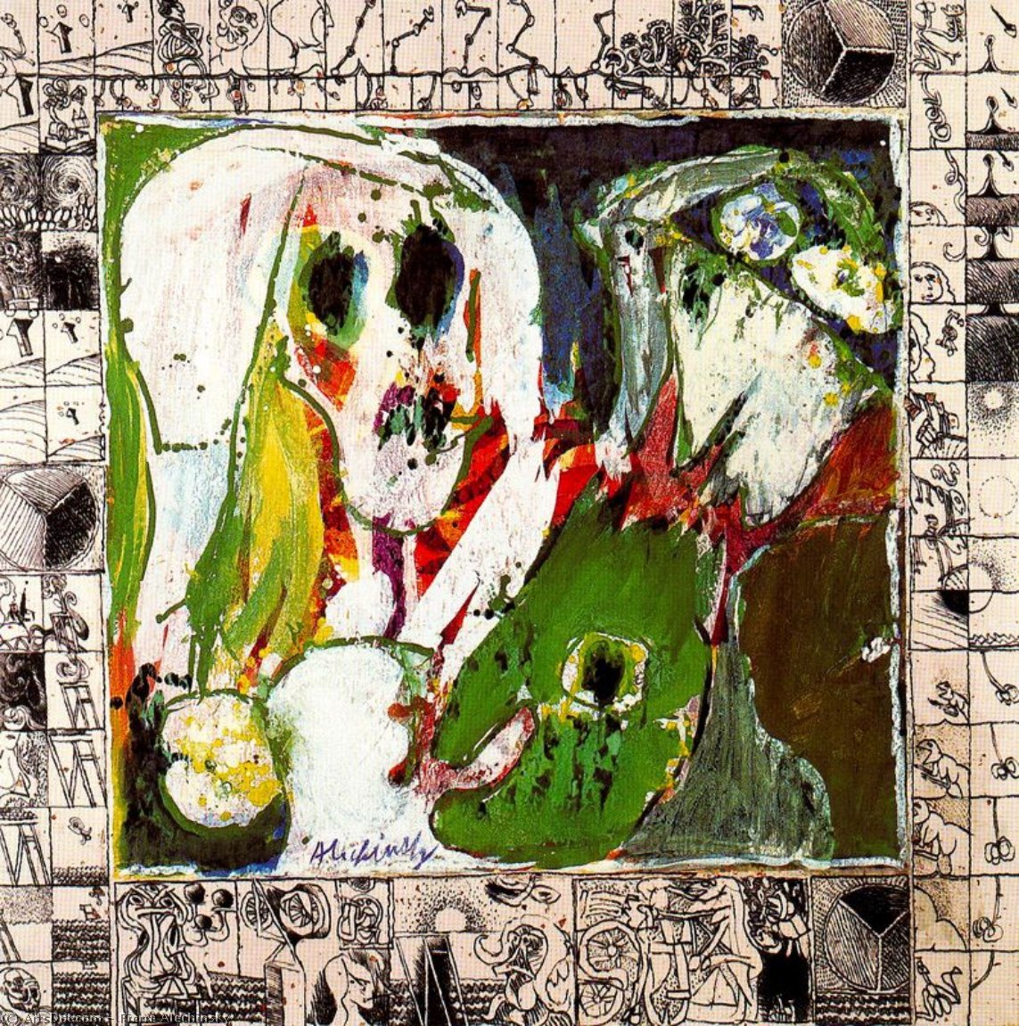 Untitled (881) — Pierre Alechinsky