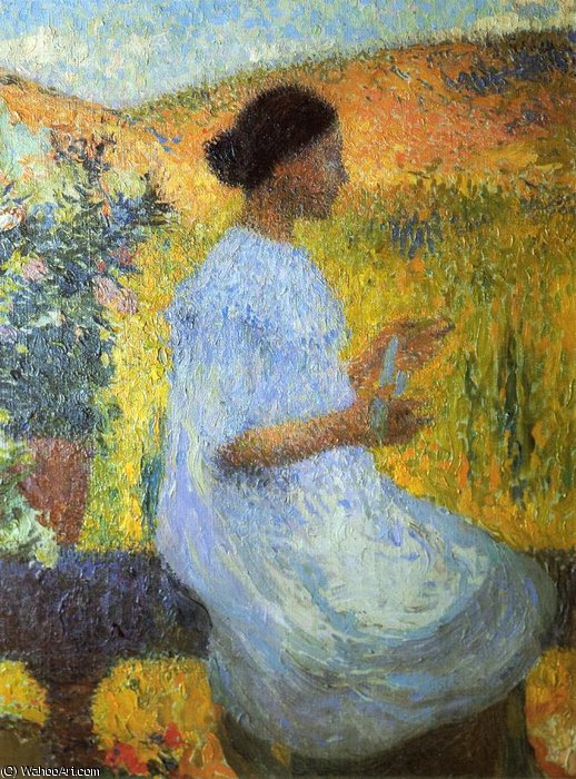 The Red Dress — Henri Jean Guillaume Martin