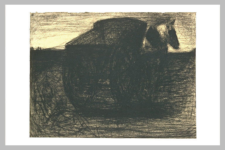 The Cart Or The Horse Hauler — Georges Pierre Seurat