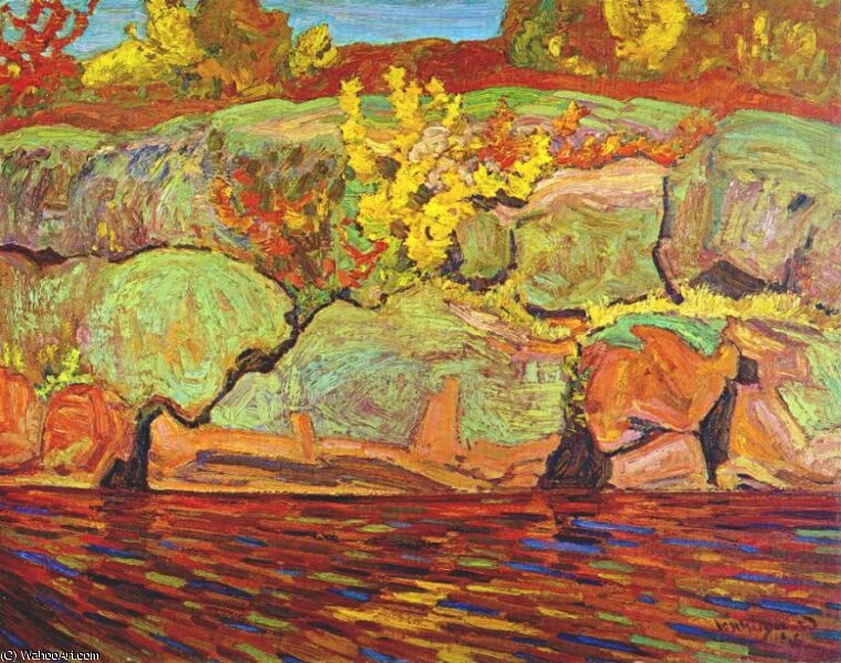 Autumn Colour (rock And Maple) - — ジェームズ・エドワード・ハーヴェイ・マクドナルド