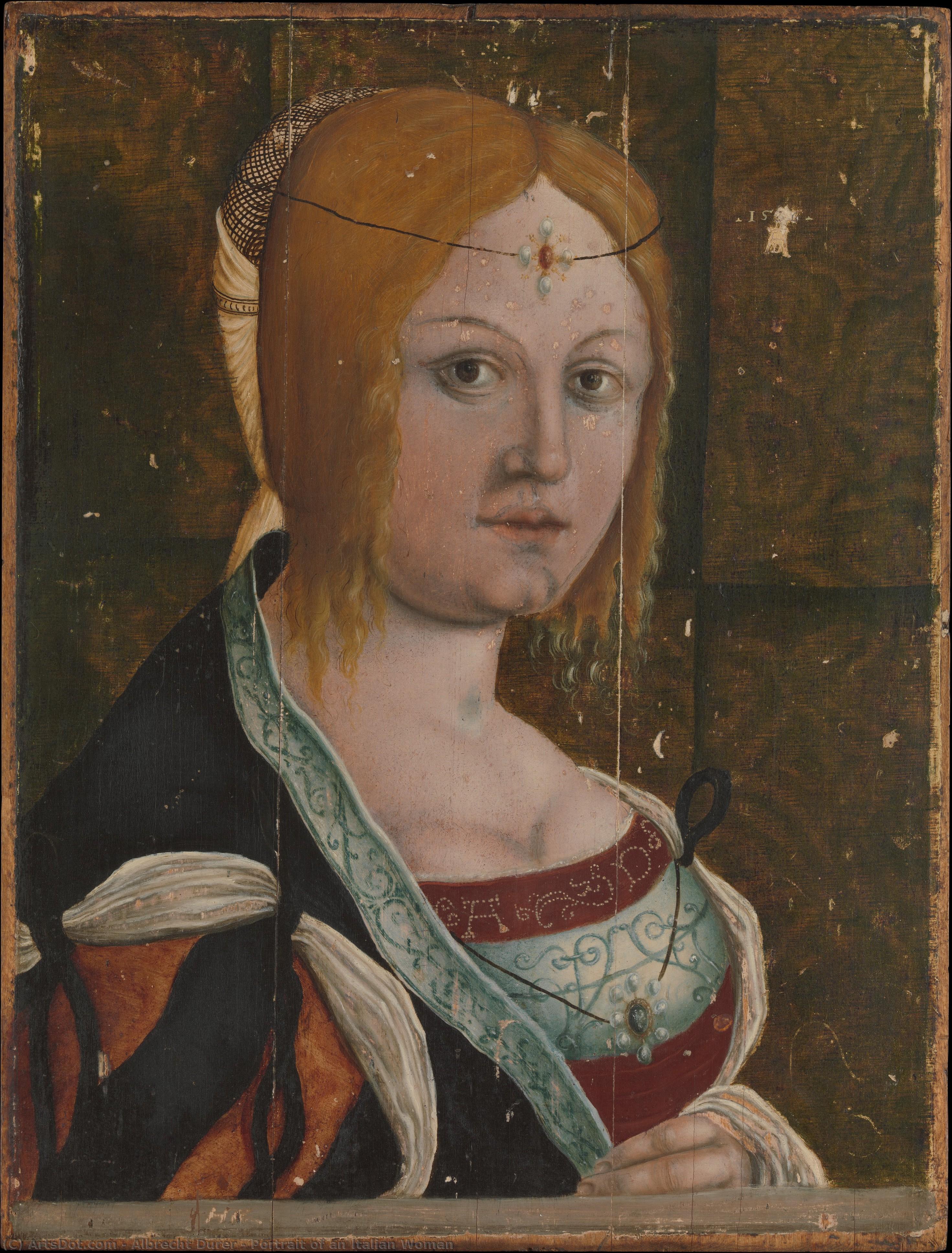 Portrait Of An Italian Woman — アルブレヒト・デューラー