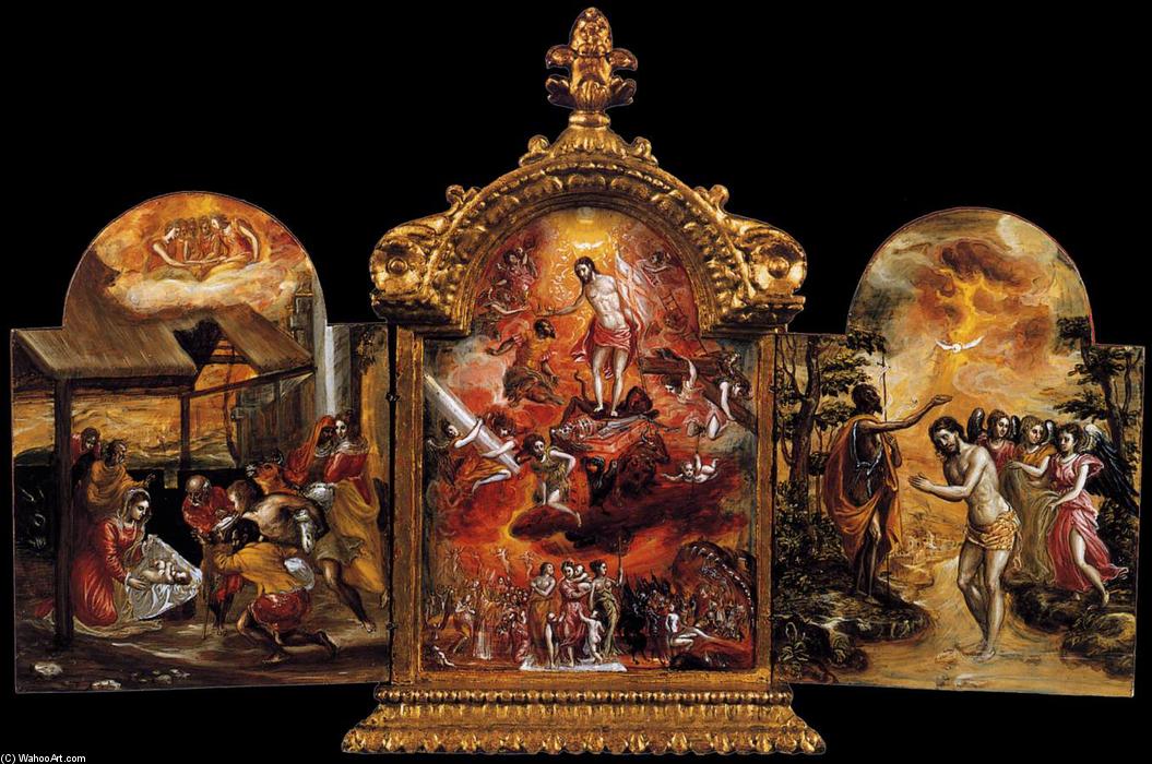 The Modena Triptych (front Panels) — Эль Греко