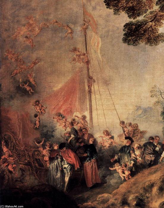 Pilgerfahrt Nach Kythera (detail) — Jean-antoine Watteau