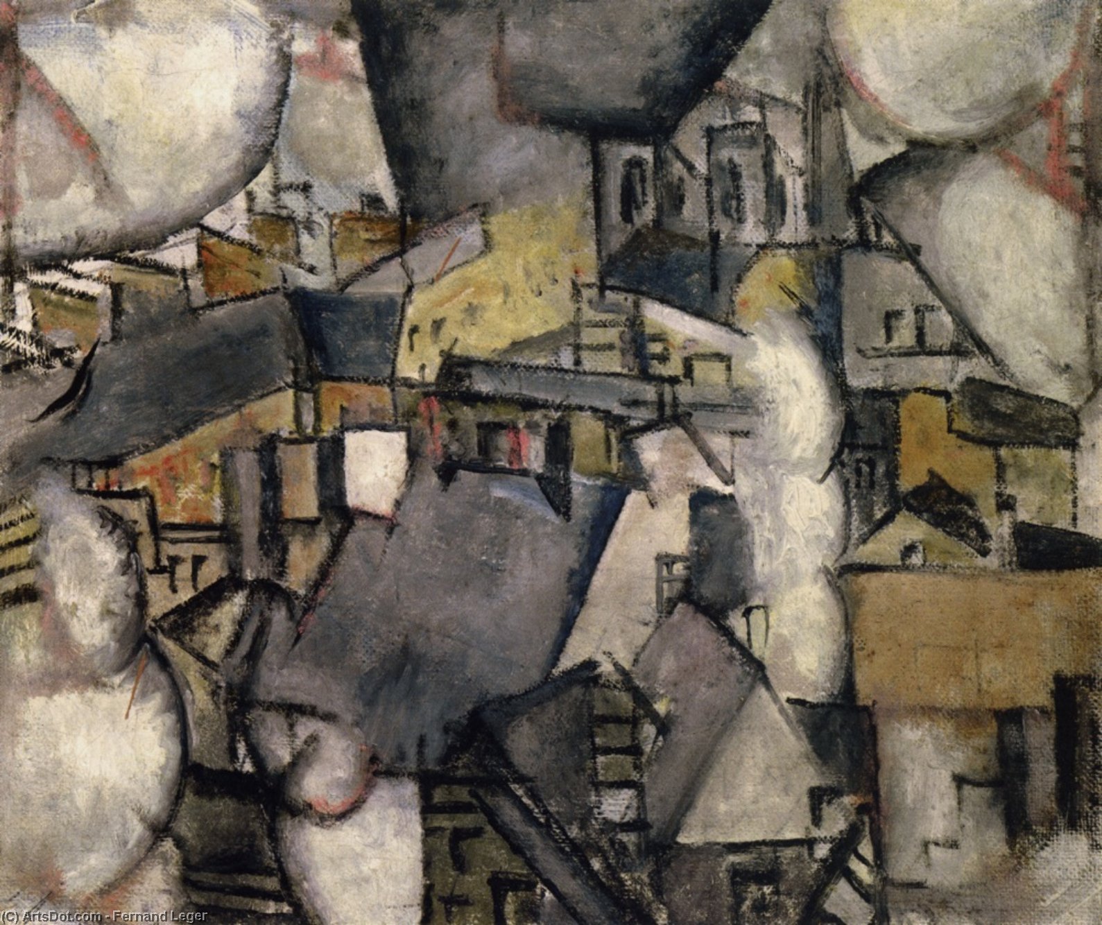 Chimneys On Rooftops — フェルナンド・レジェ